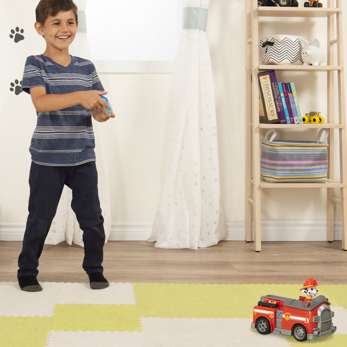 PAW Patrol - Marshall - Brandweerwagen - 2,4 GHz - RC - Speelgoedvoertuig — afbeelding 9