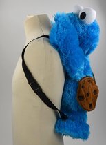 Sesamstraat - Rugzak Cookie Monster - Blauwe backpack Cookie Monster