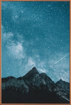 JUNIQE - Poster met kunststof lijst Dream Of Falling Stars