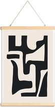 JUNIQE - Posterhanger Ladders -40x60 /Grijs & Ivoor