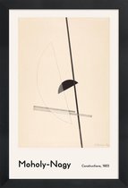 JUNIQE - Poster in houten lijst László Moholy-Nagy - Constructions
