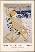 JUNIQE - Poster met kunststof lijst Henri de Toulouse-Lautrec - La