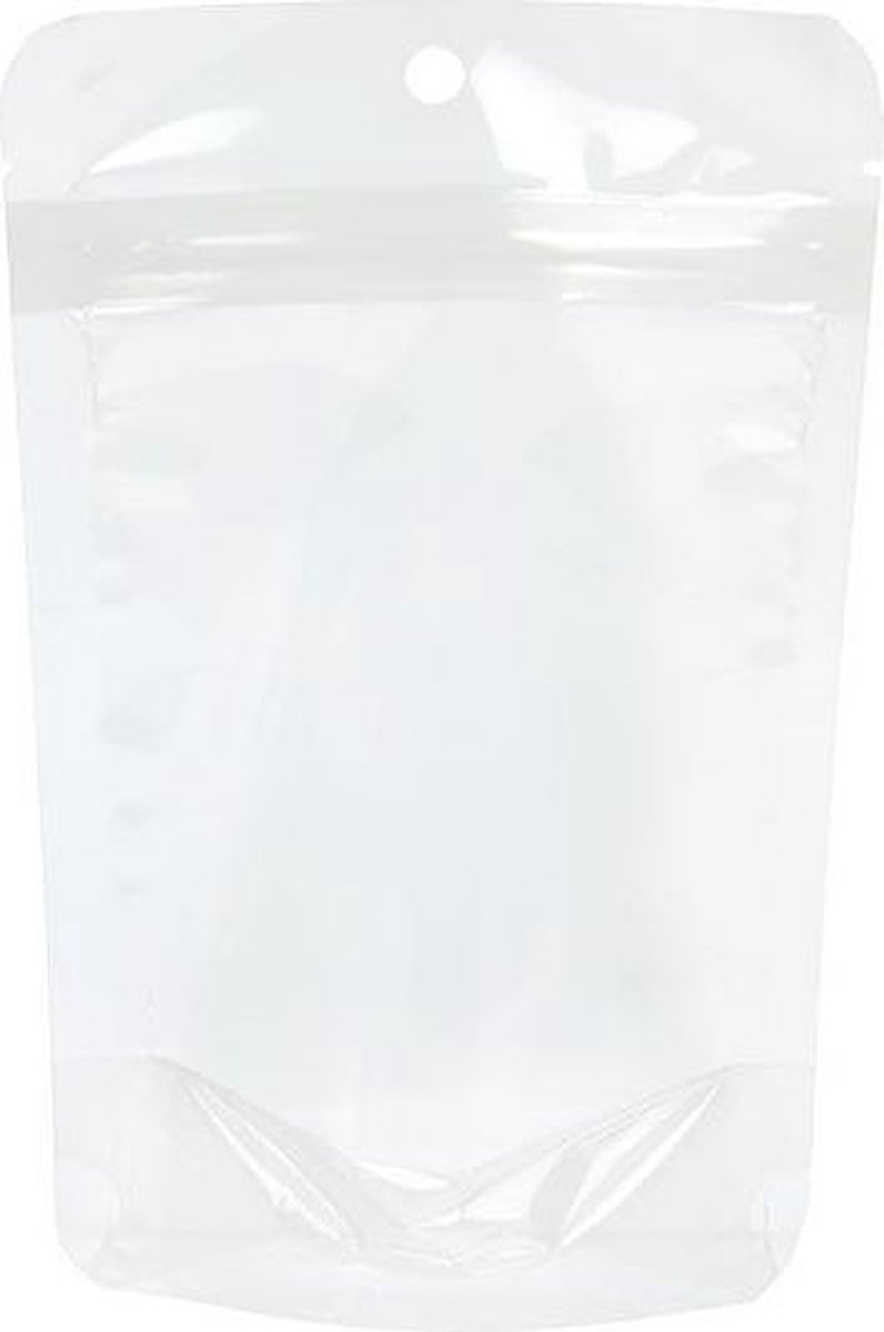 Stazakken Transparant Bioplastic 57 gram | 102x60x152mm - 100 st