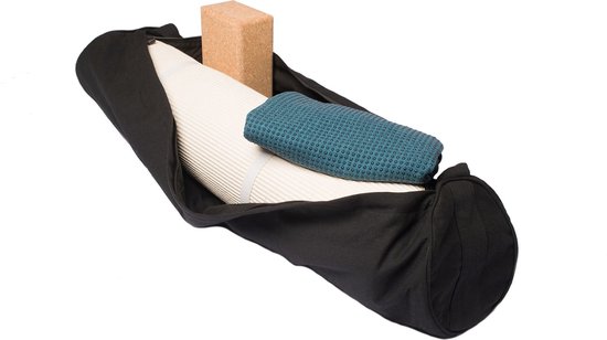 Yogatas katoen eco extra breed zwart - Lotus van Lotus — afbeelding 3
