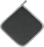 Metaltex Pannenlap Anti-slip 22 X 22 Cm Katoen Grijs/zwart