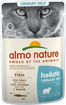 Natvoer voor Katten met Urinewegproblemen - Almo Nature - Holistic Urinary Help - 30 x 70g - Vis - 30 x 70 gram
