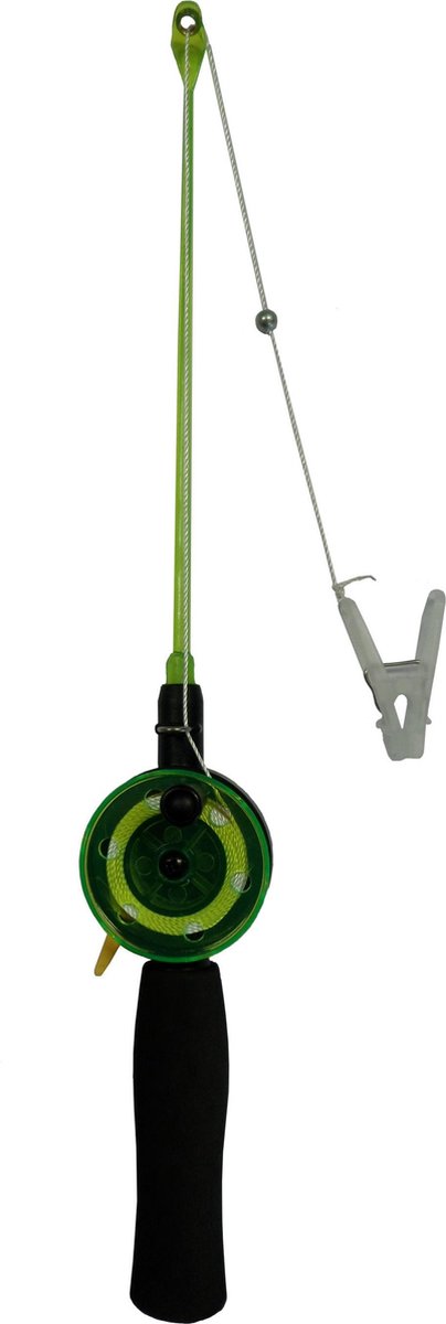 Krabhengel - Set van 6x stuks - vishengel voor krabbetjes - 38 cm - Speelgoed krabbenhengel met knijper van Krabhengel — afbeelding 5