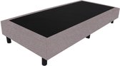 Bedworld Boxspring 90x220 - Linnenlook - Lila (S11)