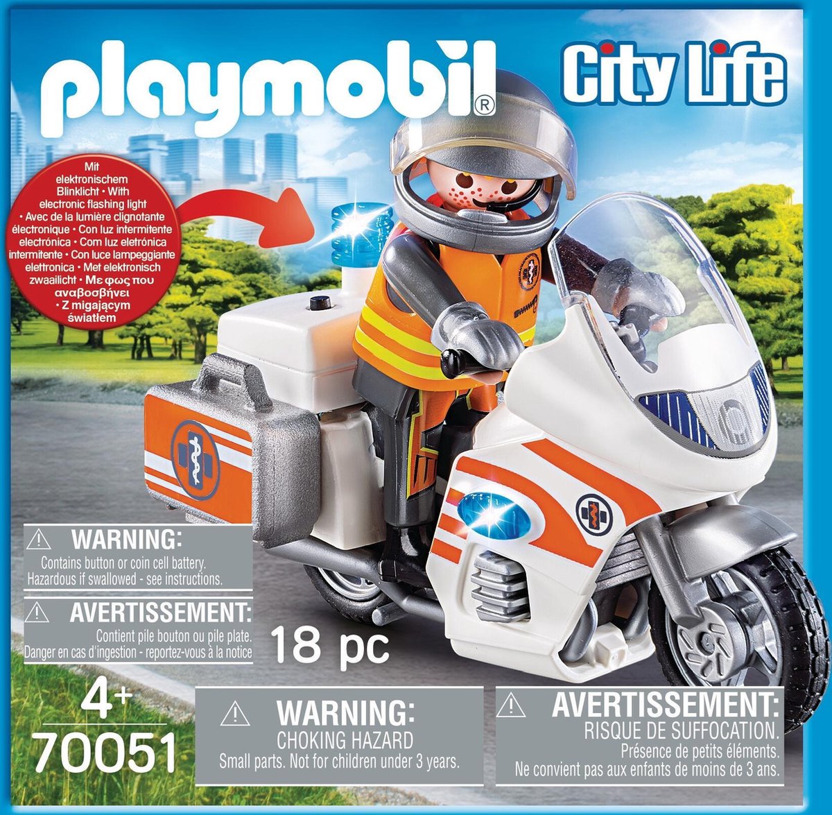 City life la voiture de médecin urgentiste Playmobil
