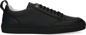 Van Lier - Heren - Zwarte leren sneakers - Maat 42