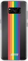 6F hoesje - geschikt voor Samsung Galaxy S8 -  Transparant TPU Case - #LGBT - Vertical #ffffff