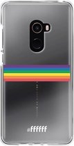 6F hoesje - geschikt voor Xiaomi Mi Mix 2 -  Transparant TPU Case - #LGBT - Horizontal #ffffff