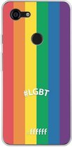 6F hoesje - geschikt voor Google Pixel 3 XL -  Transparant TPU Case - #LGBT - #LGBT #ffffff