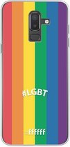 6F hoesje - geschikt voor Samsung Galaxy J8 (2018) -  Transparant TPU Case - #LGBT - #LGBT #ffffff
