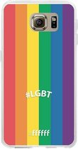 6F hoesje - geschikt voor Samsung Galaxy S6 -  Transparant TPU Case - #LGBT - #LGBT #ffffff