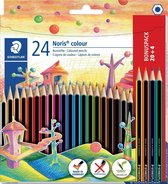 Crayons de couleur Staedtler Noris, blister de 20 + 4 gratuits