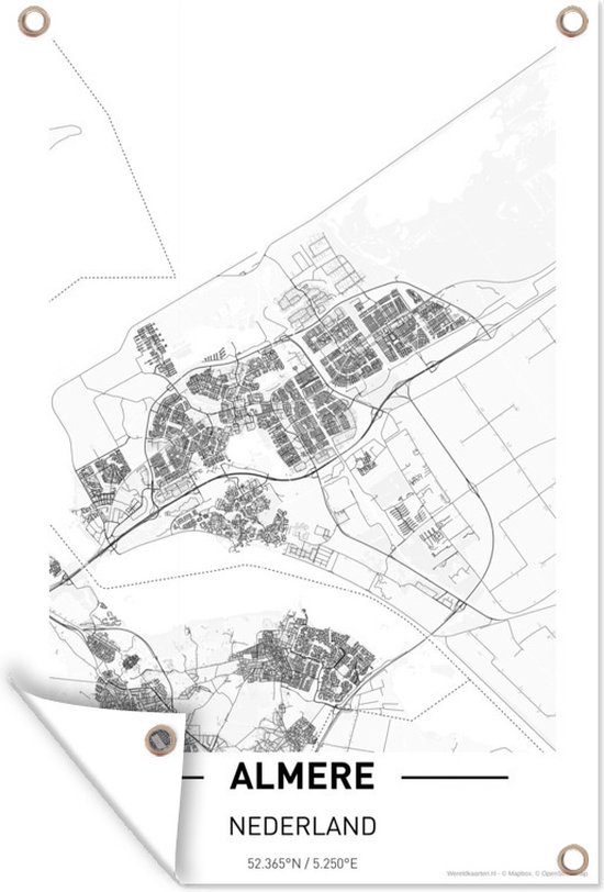 Stadskaart Almere - Plattegrond