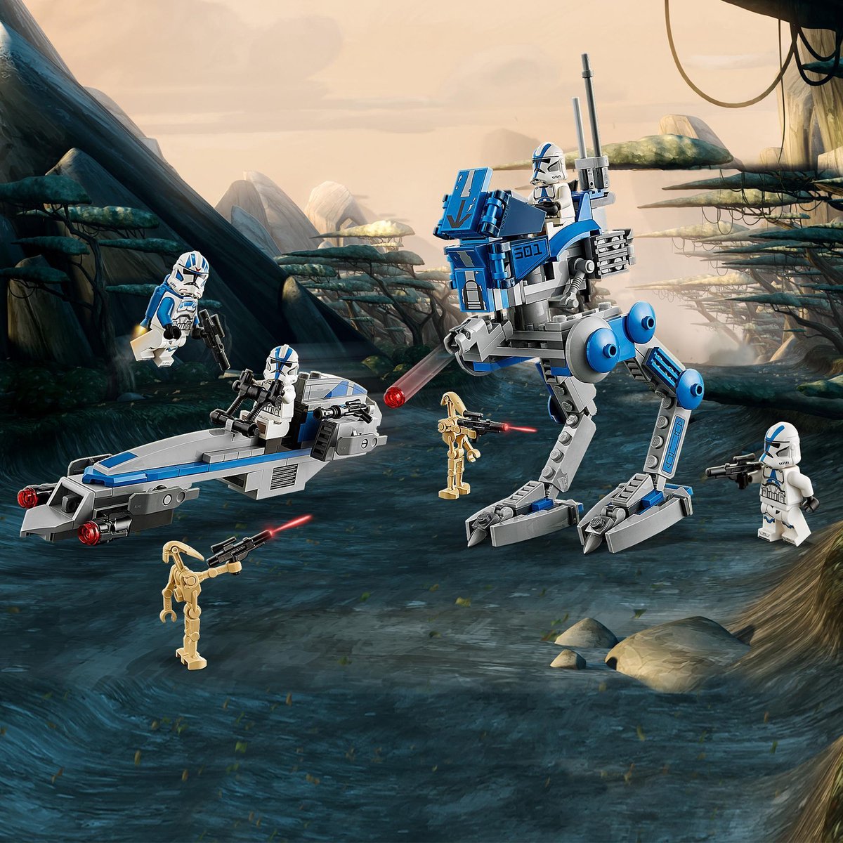 LEGO Star Wars 501st Legion Clone Troopers 75280 — afbeelding 9