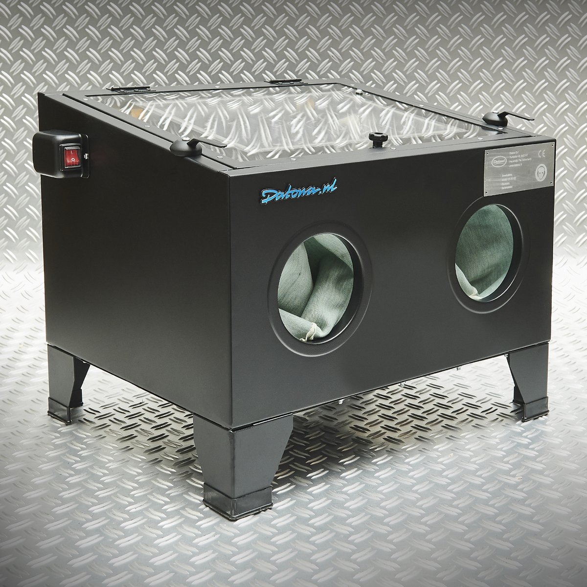 Datona® Straalcabine - 90 liter - Zwart