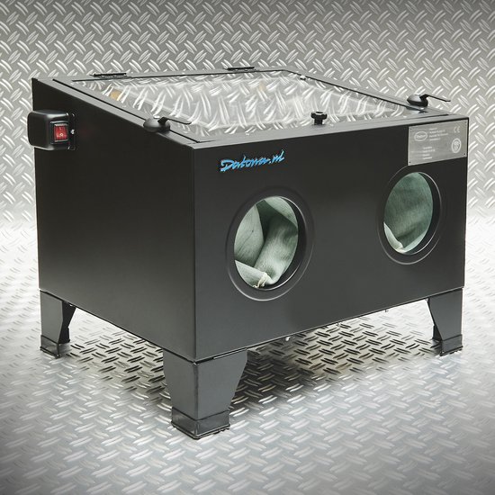 Datona® Straalcabine - 90 liter - Zwart