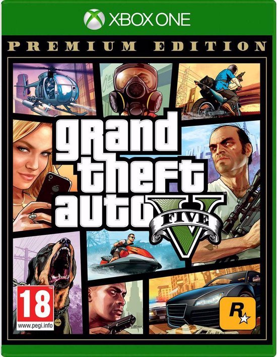 Cover van de game GTA 5 - Premium Edition - Xbox One