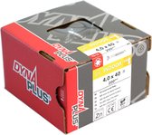 Vis MDF Dynaplus - 75gr. tête plate - 3,5 x 30 / 20mm - Torx-15 galvanisé - 200 pcs