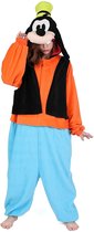 Goofy Onesie Pak Kostuum Outfit Huispak Jumpsuit Verkleedpak - (Disney) Premium Verkleedkleding - Halloween & Carnaval - SAZAC - Kinderen & Volwassenen - Onesize (155-182 cm)