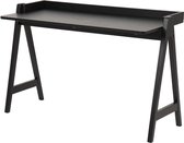 Lisomme Lieke houten bureau zwart - 127 x 80 cm