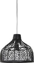 Light & Living Pocita Hanglamp - Rotan Zwart - Ø42x35 cm