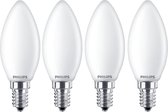 4 stuks Philips led kaarslamp E14 2.2W 2700K Niet dimbaar