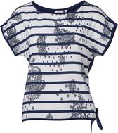 Dames shirt print voorkant, km | Maat XS