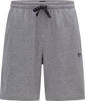 HUGO BOSS lounge broek kort (dun) - heren lounge short - grijs -  Maat: XXL