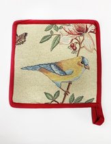 Manique - Tissu Luxe Gobelin - Vogels - Oiseaux - 20 x 20 cm