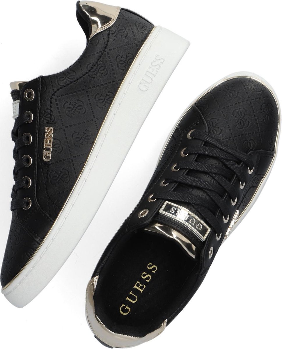 GUESS Beckie/Active Lady Dames Sneakers - Zwart - Maat 39 | bol.com