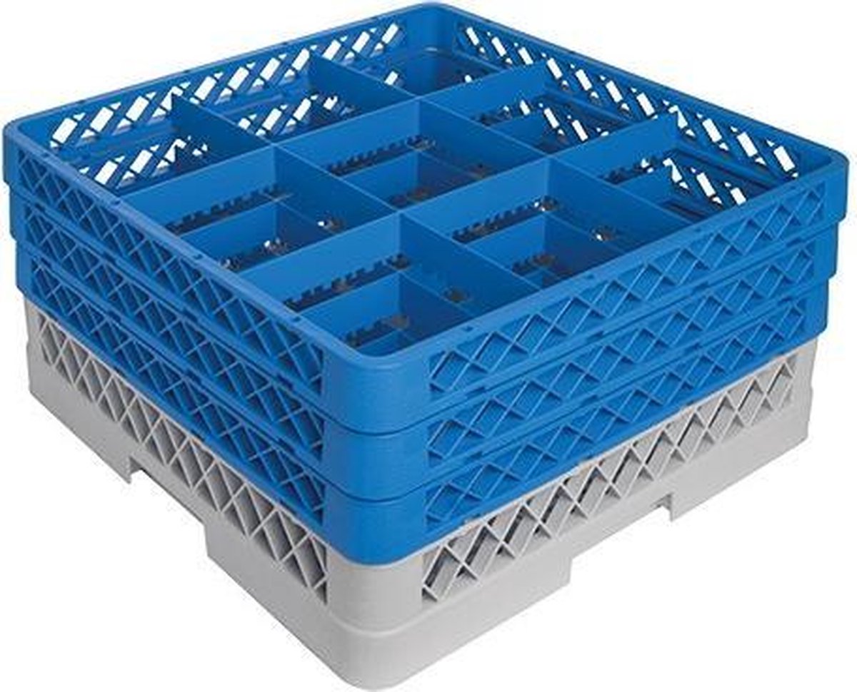 Voetglazenkorf CR-09 M/Opzet (3X CR-09) - CaterRacks CR0923