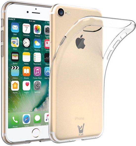 Pacifische eilanden Graveren zelf Apple iPhone 8 / 7 - Soft TPU Case Transparant (Silicone Hoesje) | bol.com