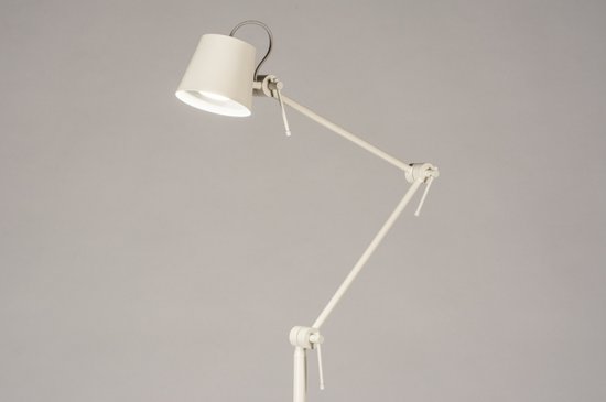 Foto: Lumidora vloerlamp 74428 sydney gu10 wit creme metaal