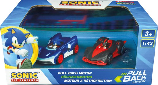 Pull & Speed ​​​​- Team Sonic the Hedgehog Racing Twin Pack - Sonic vs Shadow