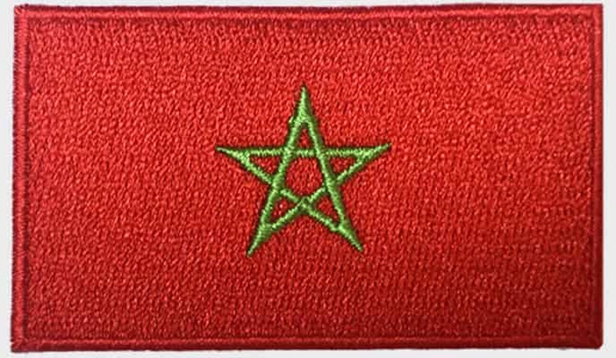 Set van 2 - Vlag van Curaçao - Strijken op/Heat Seal Backing