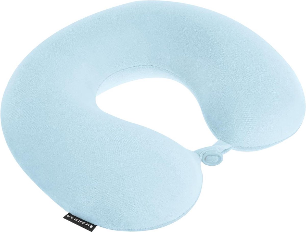 Licht comfortabel Memory Foam reiskussen - 31 x 9 x 28 cm - nekkussen voor reizen in auto vliegtuig - AP03.99