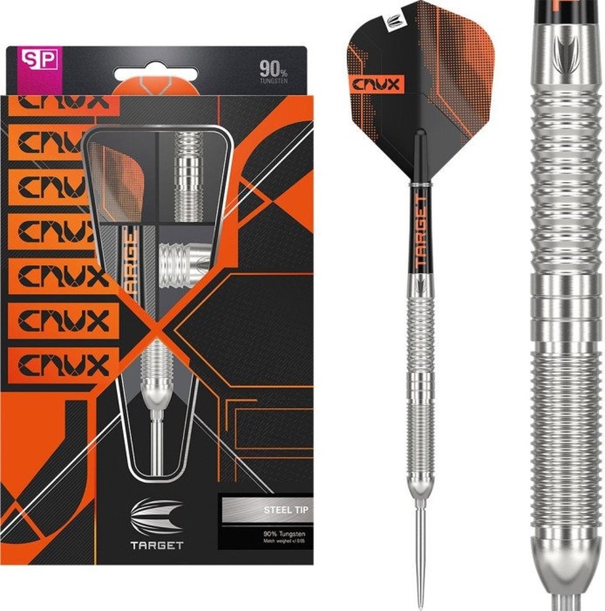 Target Crux 01 Swiss Point 90% - Dartpijlen - 23 Gram