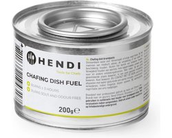 HENDI Brandpasta voor chafing dish – ethanol – 3 uur brandduur – 200g – roet- en geurloos