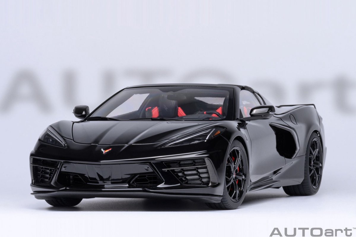 AUTOart 1/18 Chevrolet Corvette C8 Stingray Z51, Black