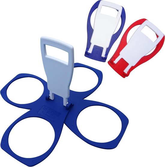 Verre Pliable Lot De 2 Porte-Gobelets Pliables Avec Poignée - Porte-Boissons Rotatif 6 En 1 - Pour Extérieur Et Maison Porte-boisson Pliable