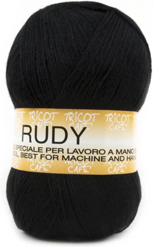 TRICOT CAFE' Tricot Cafè Rudy - Fil De Laine Et Acrylique, Chaud Et Doux Au Toucher, Idéal Pour Tout Type De Tricot/crochet