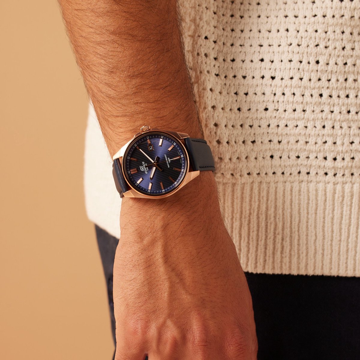 Casio Edifice EFV-150CL-2AVUEF – Orologio Uomo Quarzo Blu, Acciaio, 43 Mm - 2