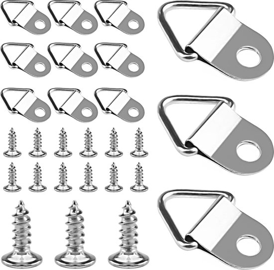 Cosensi - Fotohaken 25 stuks voor zware lasten, inclusief nagels voor het ophangen van