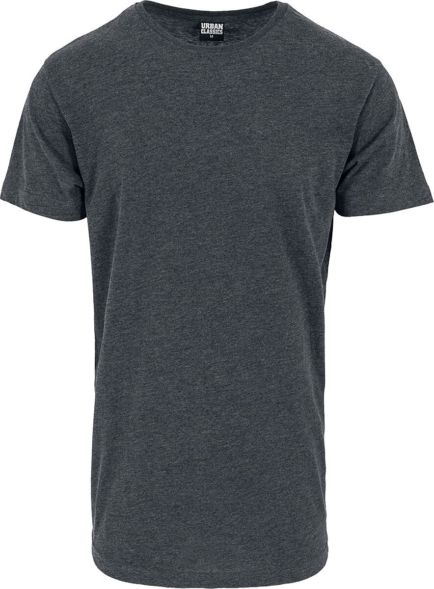 Urban Classics Shaped Long Tee Heren T-shirt – XL Houtskool