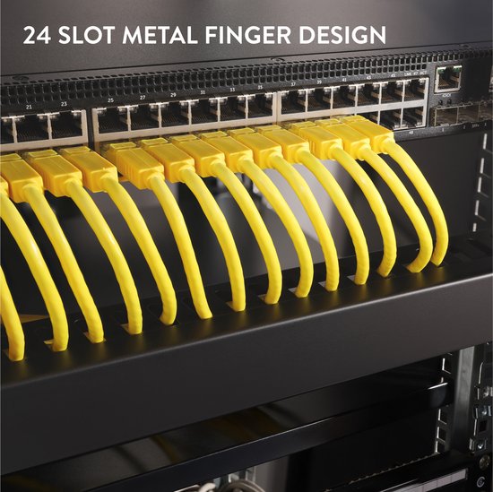 kwmobile 10er Set Kabelführungsbügel für 19 Rack Server