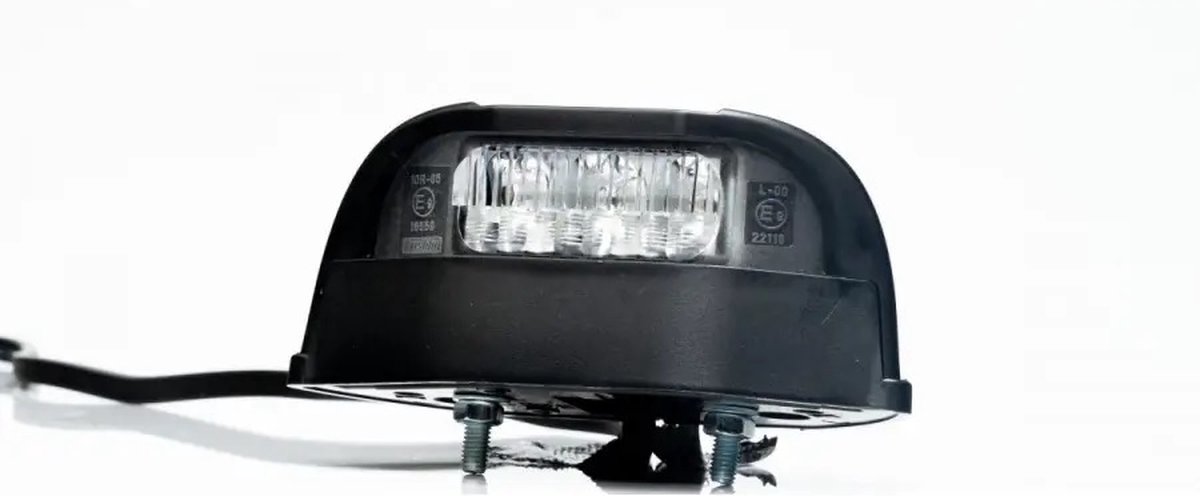 led kentekenverlichting wit 12/24 volt - kentekenlamp - kenteken verlichting - numberplate lamp - fristom